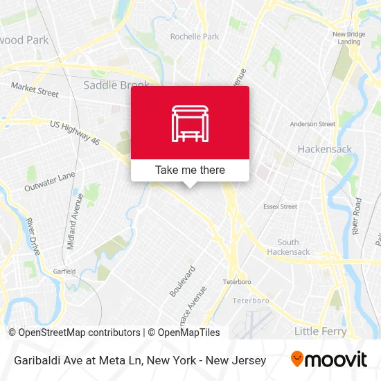 Garibaldi Ave at Meta Ln map