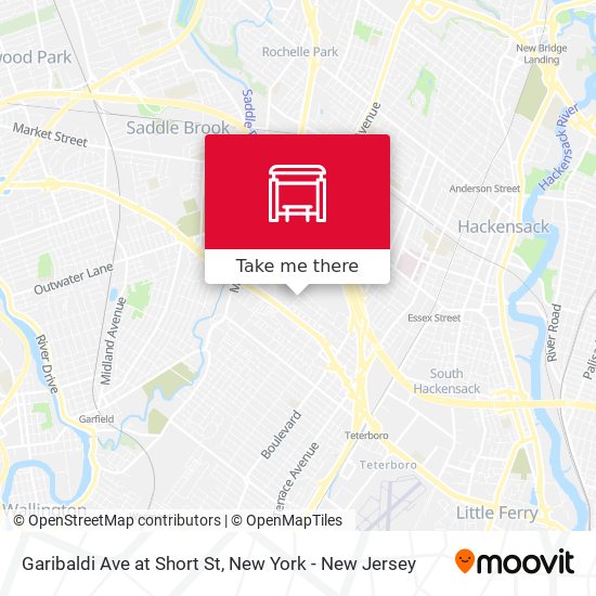 Garibaldi Ave at Short St map