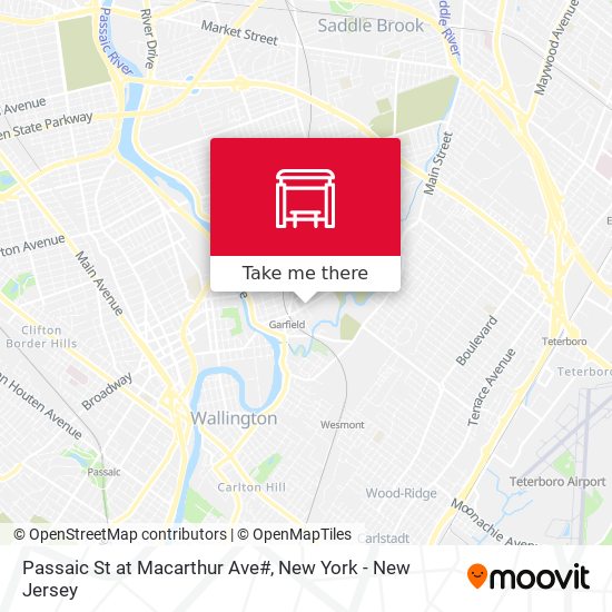 Passaic St at Macarthur Ave# map