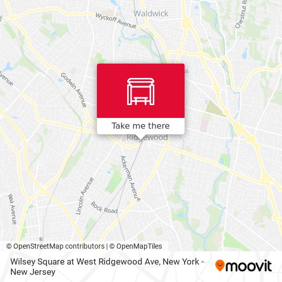 Wilsey Square at West Ridgewood Ave map