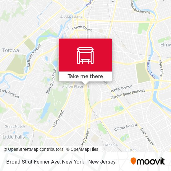 Mapa de Broad St at Fenner Ave
