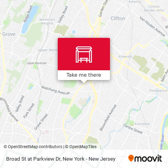 Mapa de Broad St at Parkview Dr