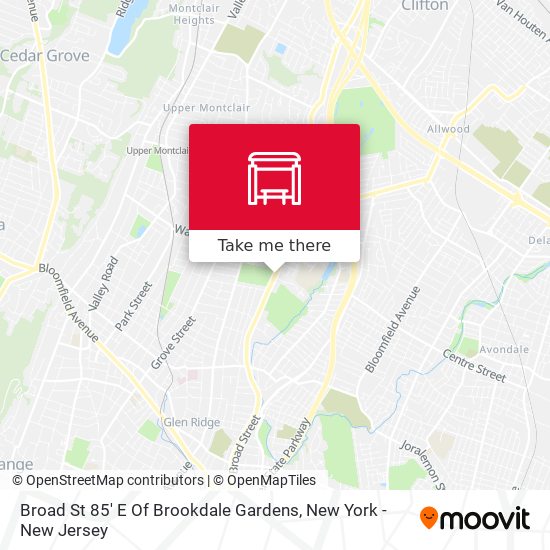 Mapa de Broad St 85' E Of Brookdale Gardens
