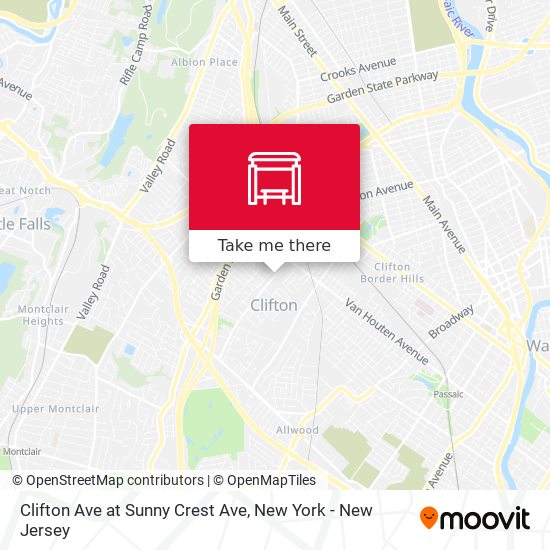 Mapa de Clifton Ave at Sunny Crest Ave