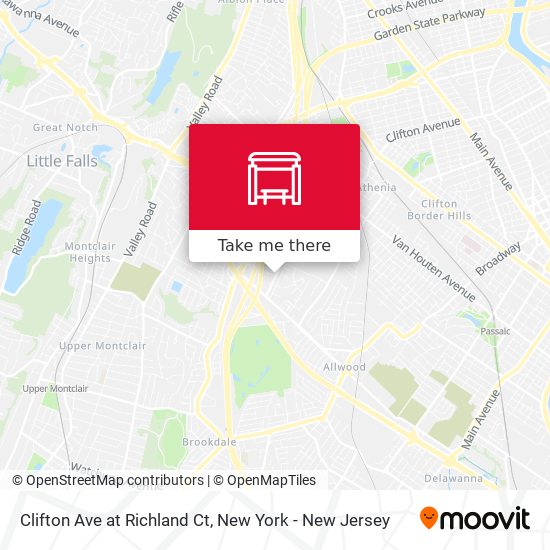 Mapa de Clifton Ave at Richland Ct