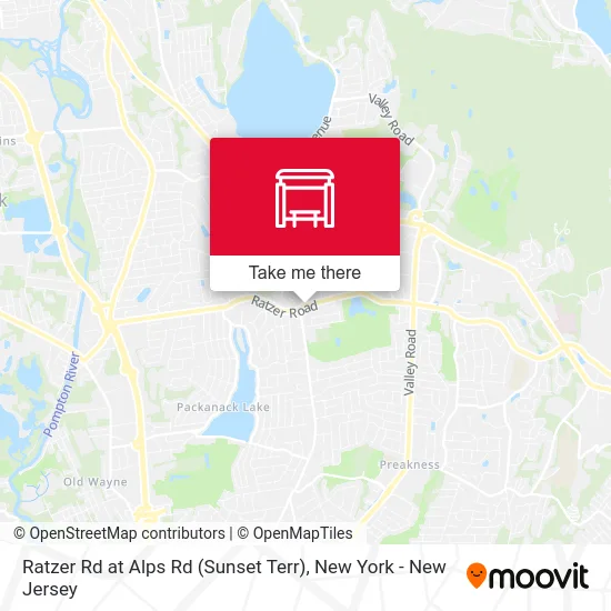 Ratzer Rd at Alps Rd (Sunset Terr) map