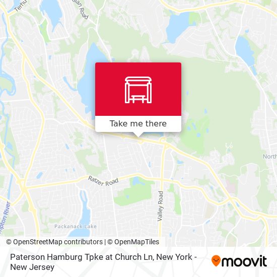 Paterson Hamburg Tpke at Church Ln map