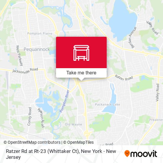 Ratzer Rd at Rt-23 (Whittaker Ct) map