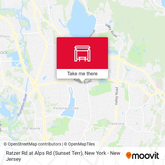 Ratzer Rd at Alps Rd (Sunset Terr) map