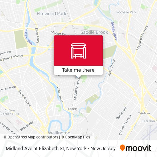 Mapa de Midland Ave at Elizabeth St