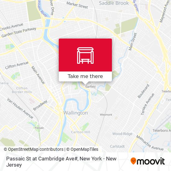Mapa de Passaic St at Cambridge Ave#