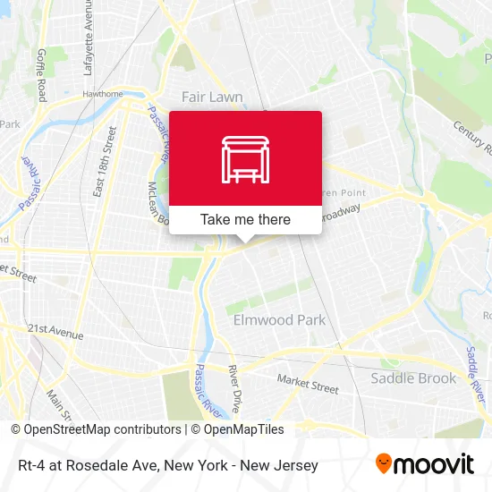 Rt-4 at Rosedale Ave map