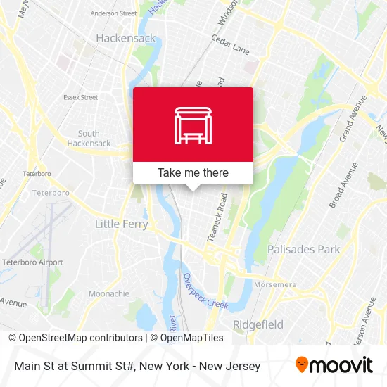 Main St at Summit St# map