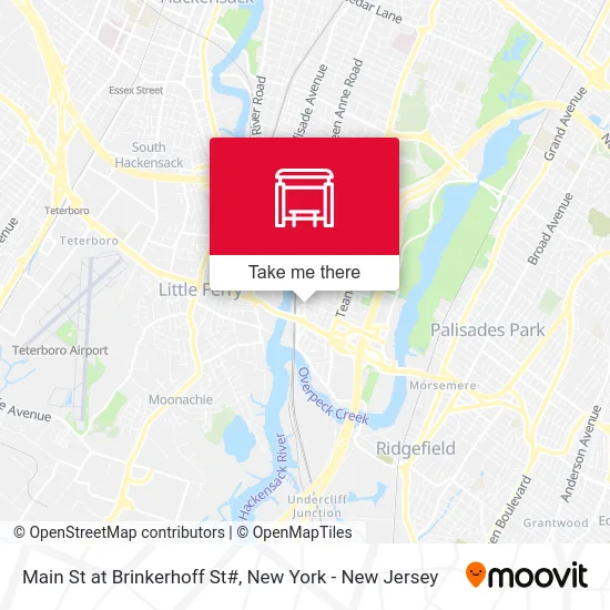 Main St at Brinkerhoff St# map