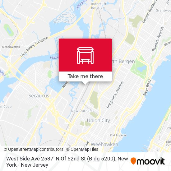 West Side Ave 2587' N Of 52nd St (Bldg 5200) map