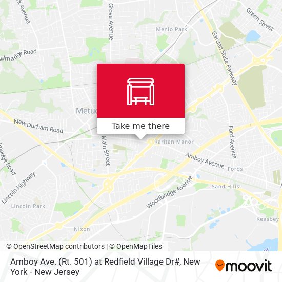 Mapa de Amboy Ave. (Rt. 501) at Redfield Village Dr#