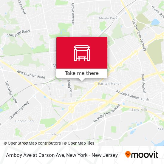 Mapa de Amboy Ave at Carson Ave