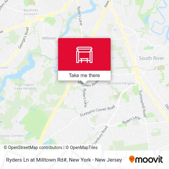 Ryders Ln at Milltown Rd# map