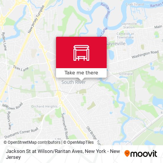 Jackson St at Wilson / Raritan Aves map