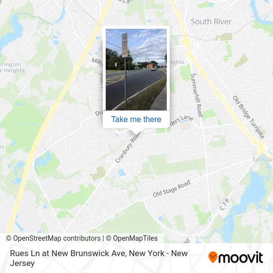 Rues Ln at New Brunswick Ave map