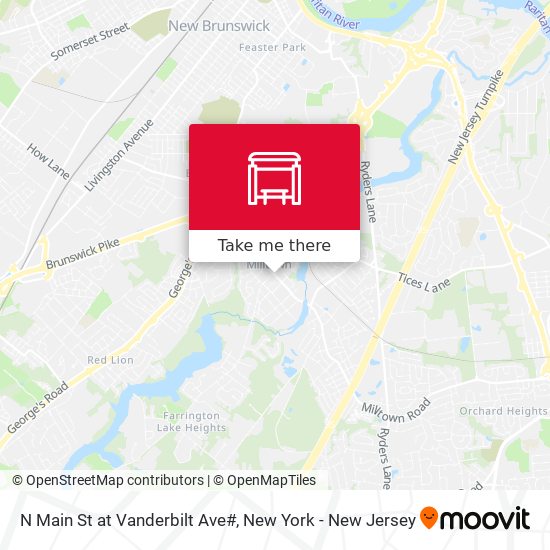Mapa de N Main St at Vanderbilt Ave#