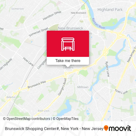 Brunswick Shopping Center# map