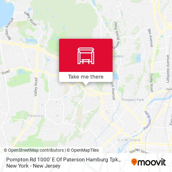Mapa de Pompton Rd 1000' E Of Paterson Hamburg Tpk.