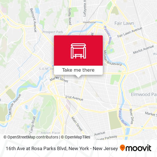 Mapa de 16th Ave at Rosa Parks Blvd