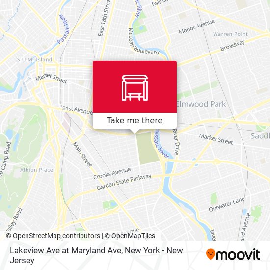 Lakeview Ave at Maryland Ave map