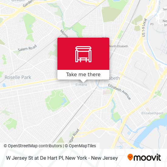 Mapa de W Jersey St at De Hart Pl