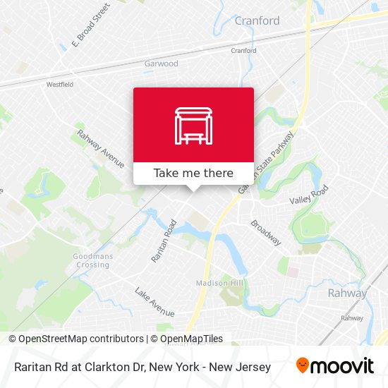 Raritan Rd at Clarkton Dr map