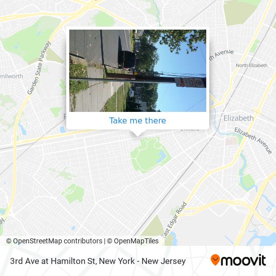 Mapa de 3rd Ave at Hamilton St