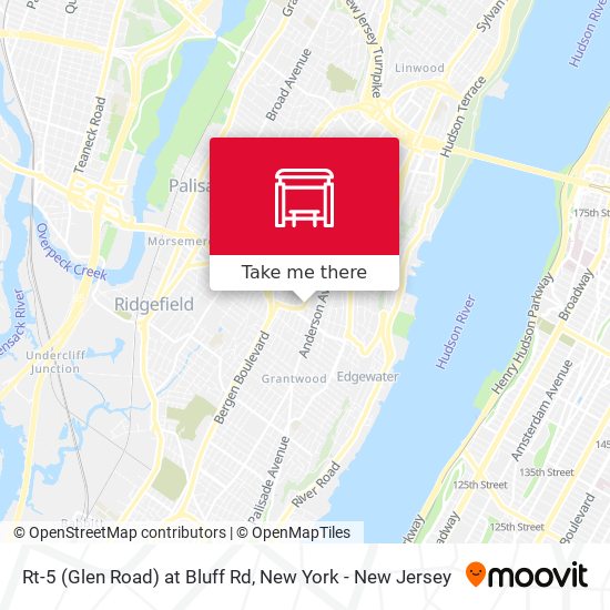 Mapa de Rt-5 (Glen Road) at Bluff Rd