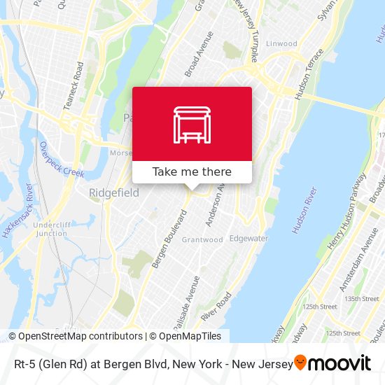 Mapa de Rt-5 (Glen Rd) at Bergen Blvd