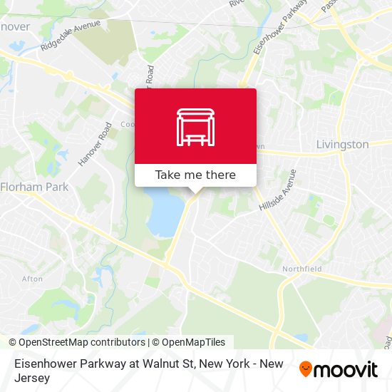 Eisenhower Parkway at Walnut St map