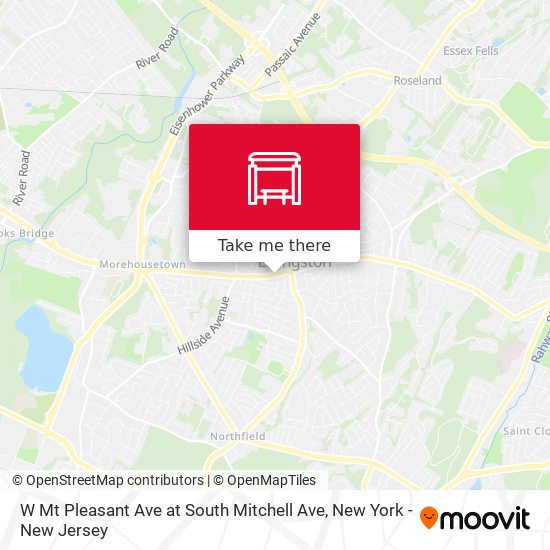 Mapa de W Mt Pleasant Ave at South Mitchell Ave