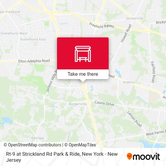 Rt-9 at Strickland Rd Park & Ride map