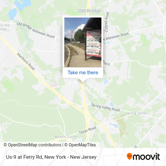 Us-9 at Ferry Rd map