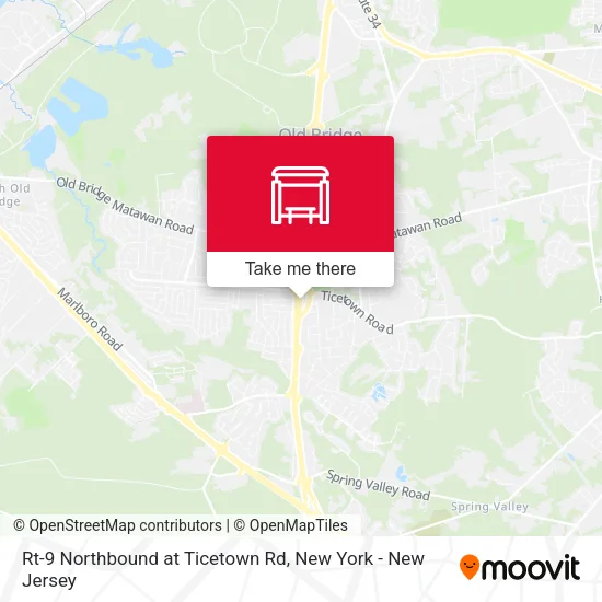 Rt-9 Northbound at Ticetown Rd map