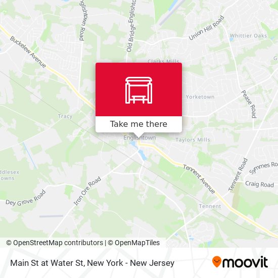Mapa de Main St at Water St