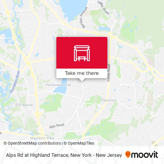 Alps Rd at Highland Terrace map