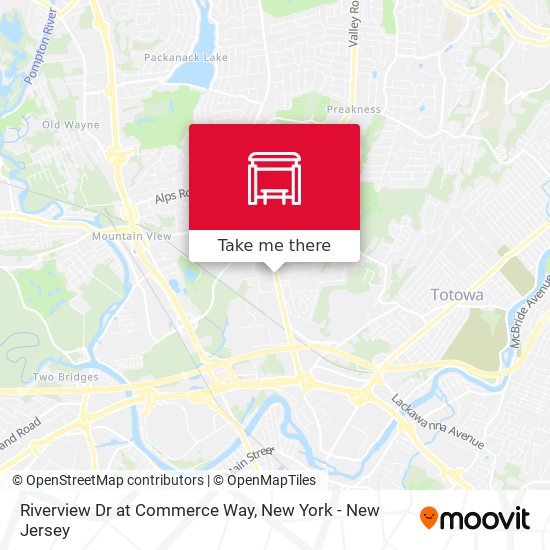 Riverview Dr at Commerce Way map