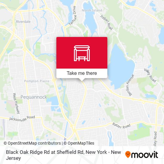 Mapa de Black Oak Ridge Rd at Sheffield Rd