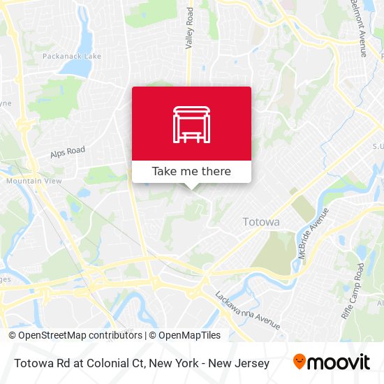 Totowa Rd at Colonial Ct map