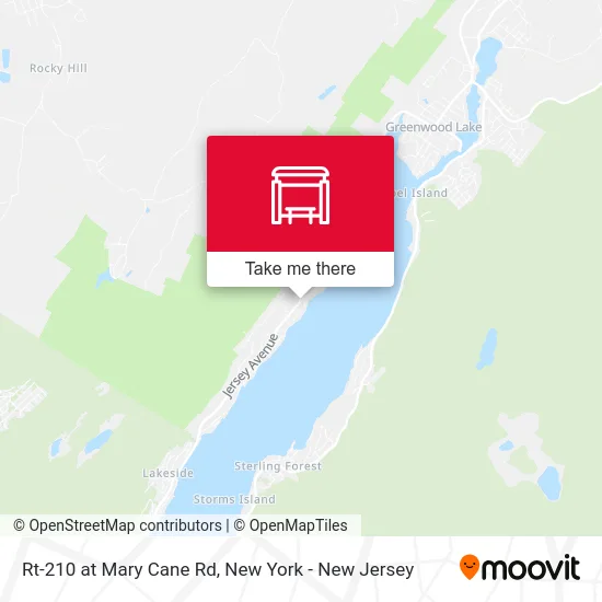Rt-210 at Mary Cane Rd map