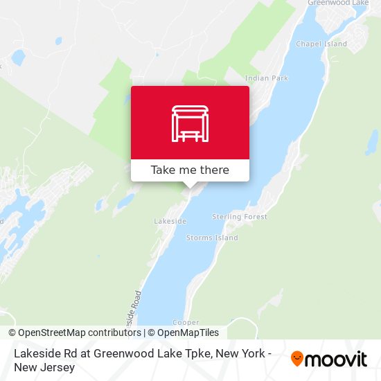 Lakeside Rd at Greenwood Lake Tpke map
