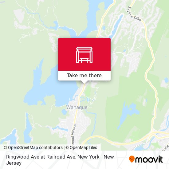 Ringwood Ave at Railroad Ave map