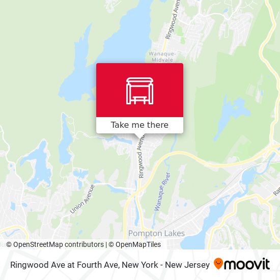 Mapa de Ringwood Ave at Fourth Ave