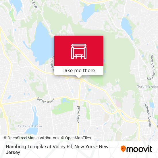 Mapa de Hamburg Turnpike at Valley Rd