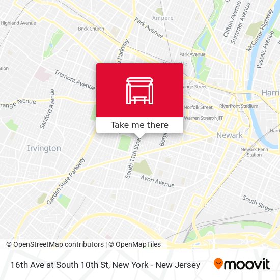Mapa de 16th Ave at South 10th St